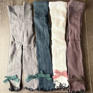 Lot of pantyhose leggings for baby. All new, never washed or worn.